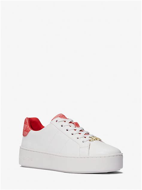 Poppy Logo Trim Sneaker 